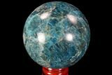 Bargain, Bright Blue Apatite Sphere - Madagascar #90205-1